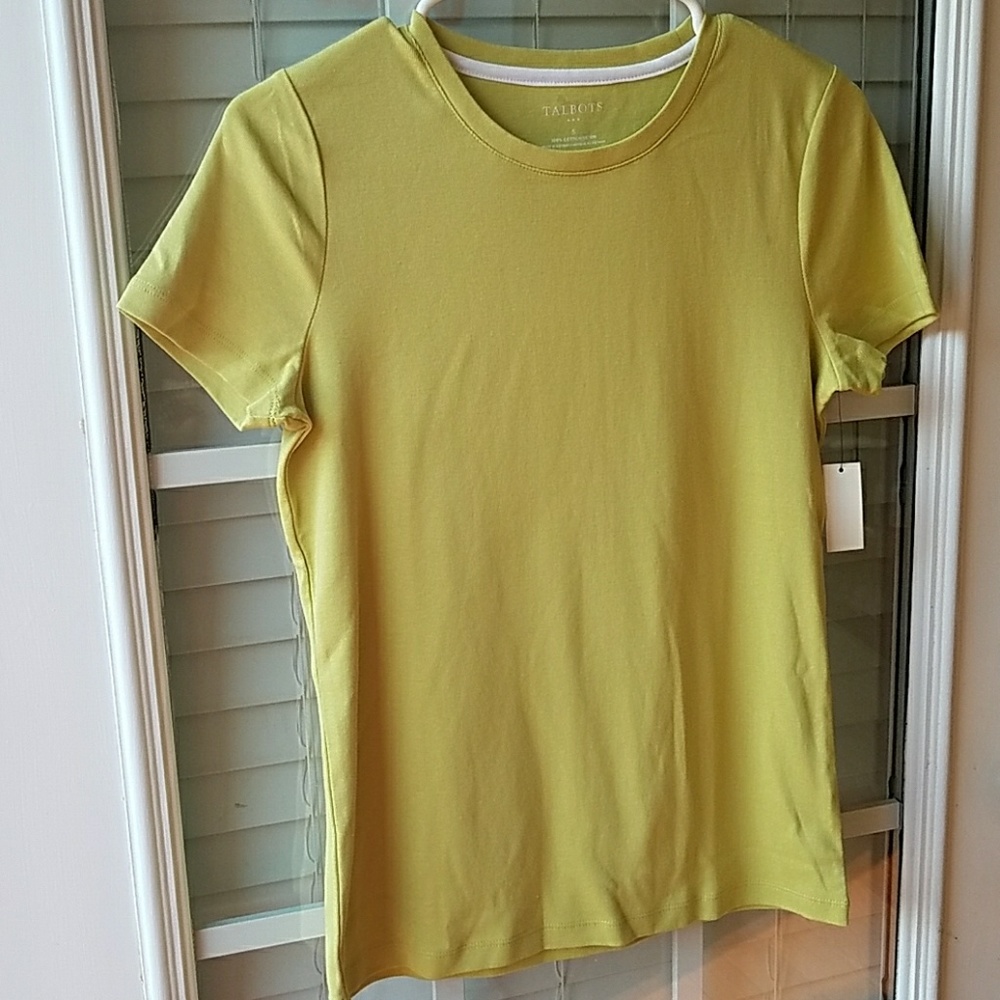 Talbots Green Tshirt NWT Size Small